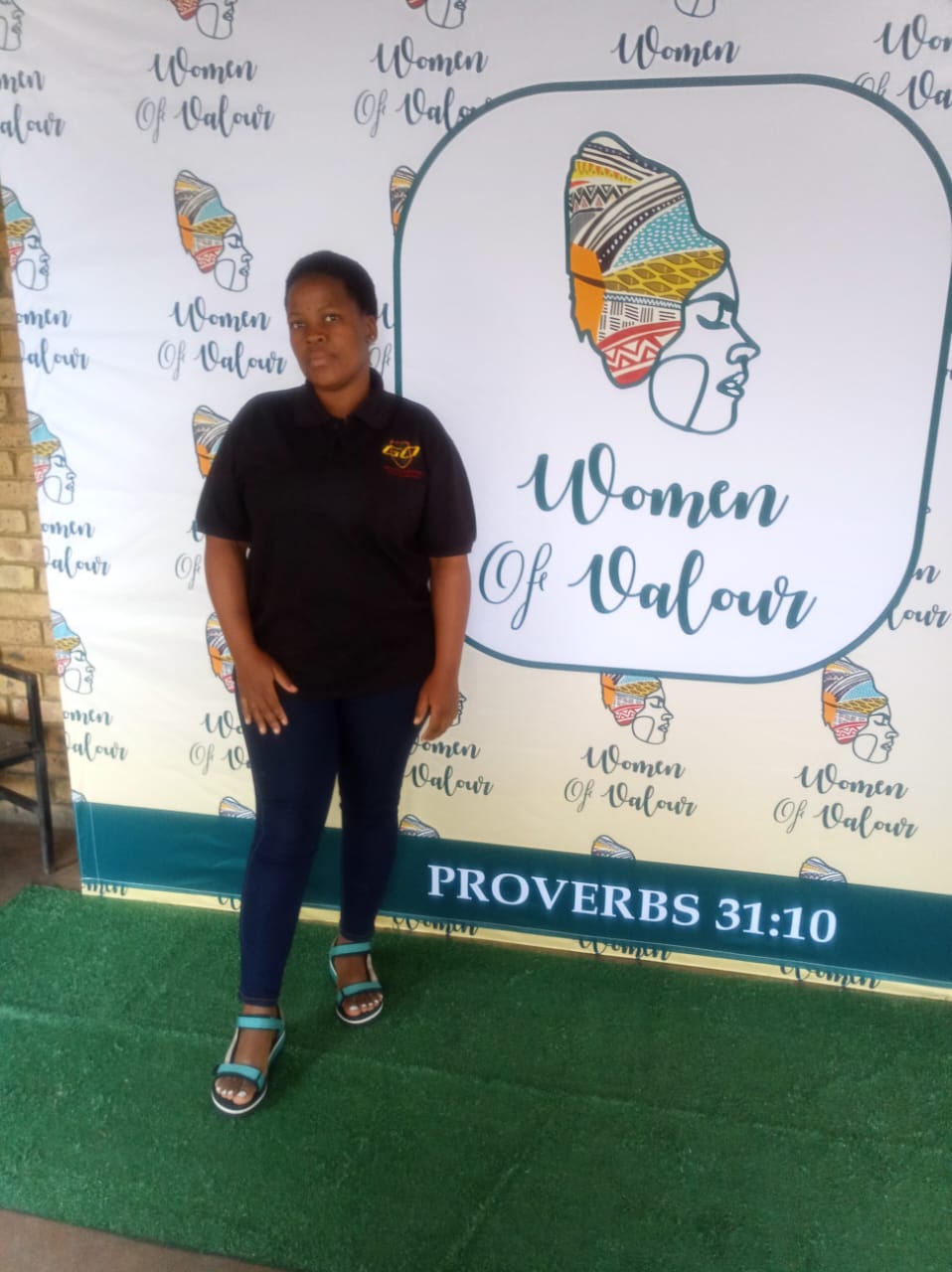 Go Foundation representative at Women of Valour